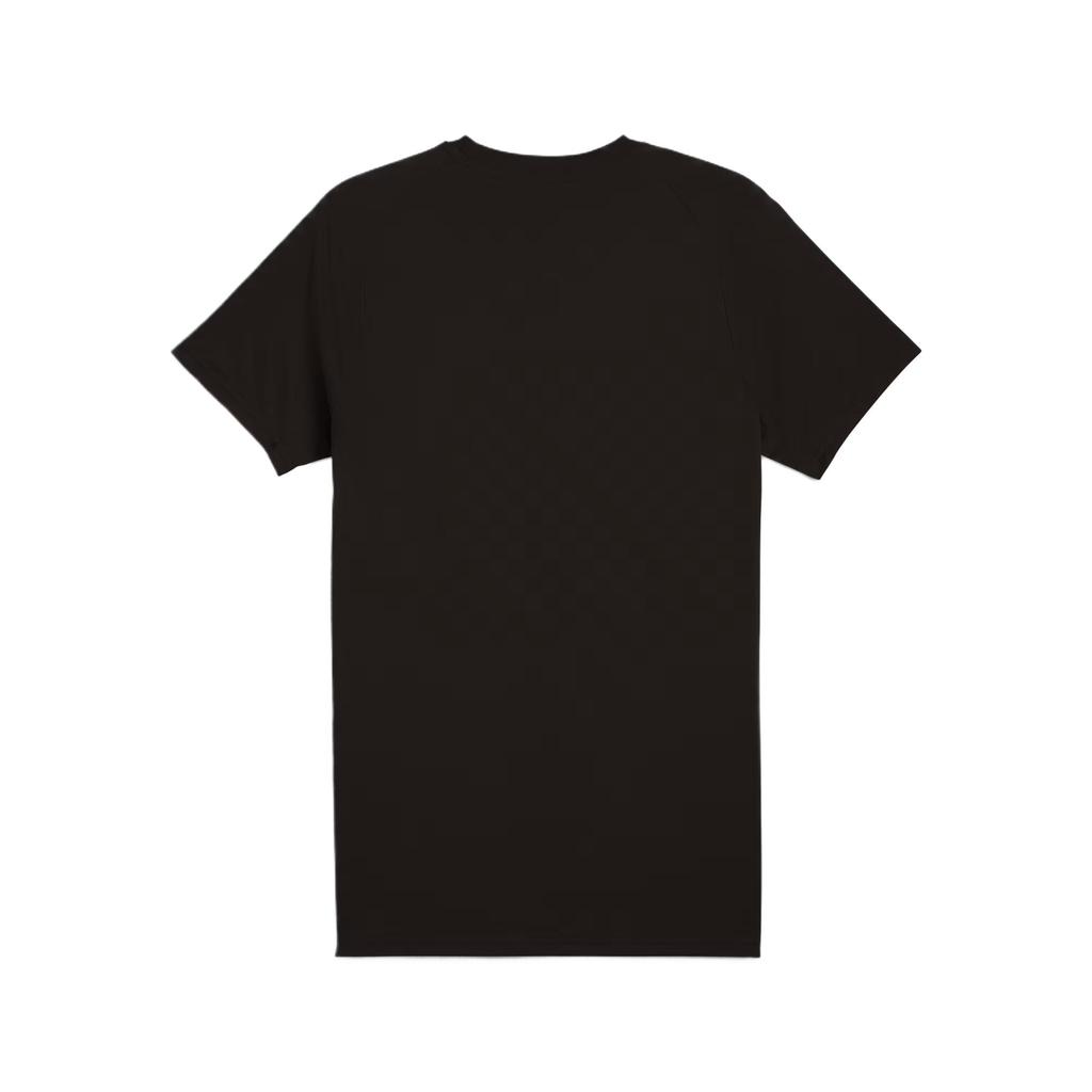 Puma Модная универсальная футболка с коротким рукавом Evo с логотипом бренда, мужская, топы, черная, 687588-01