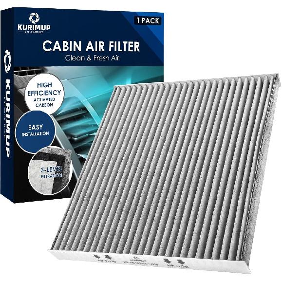 Premium Cabin Air Filter With Activated Carbon,Replacement For CF11819(CP819), Fit For Hyundai Sonata/Azera/Santa Fe, Kia Cadenza/Optima/Sedona, GMC