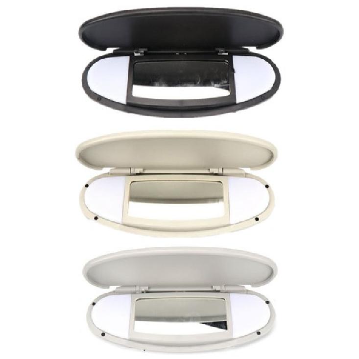 For BMW MINI Cooper R55 R56 R60 2007-14 Black Sun Visor Mirror Cover Trim