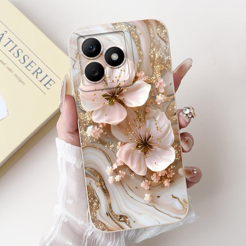 Чехол для Realme C61 Чехол RealmeC63 RMX3939 Роскошный Чехол с Конфетной Расцветкой Мягкий Силиконовый Чехол для Realme C63 C 61 Narzo N63 Сумки RealmeC61