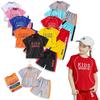 Children Summer Short Sleeve Football Basketball Suit Clothing Set Boy Girl Jersey Quick Drying Breathable Kids Sports Wear