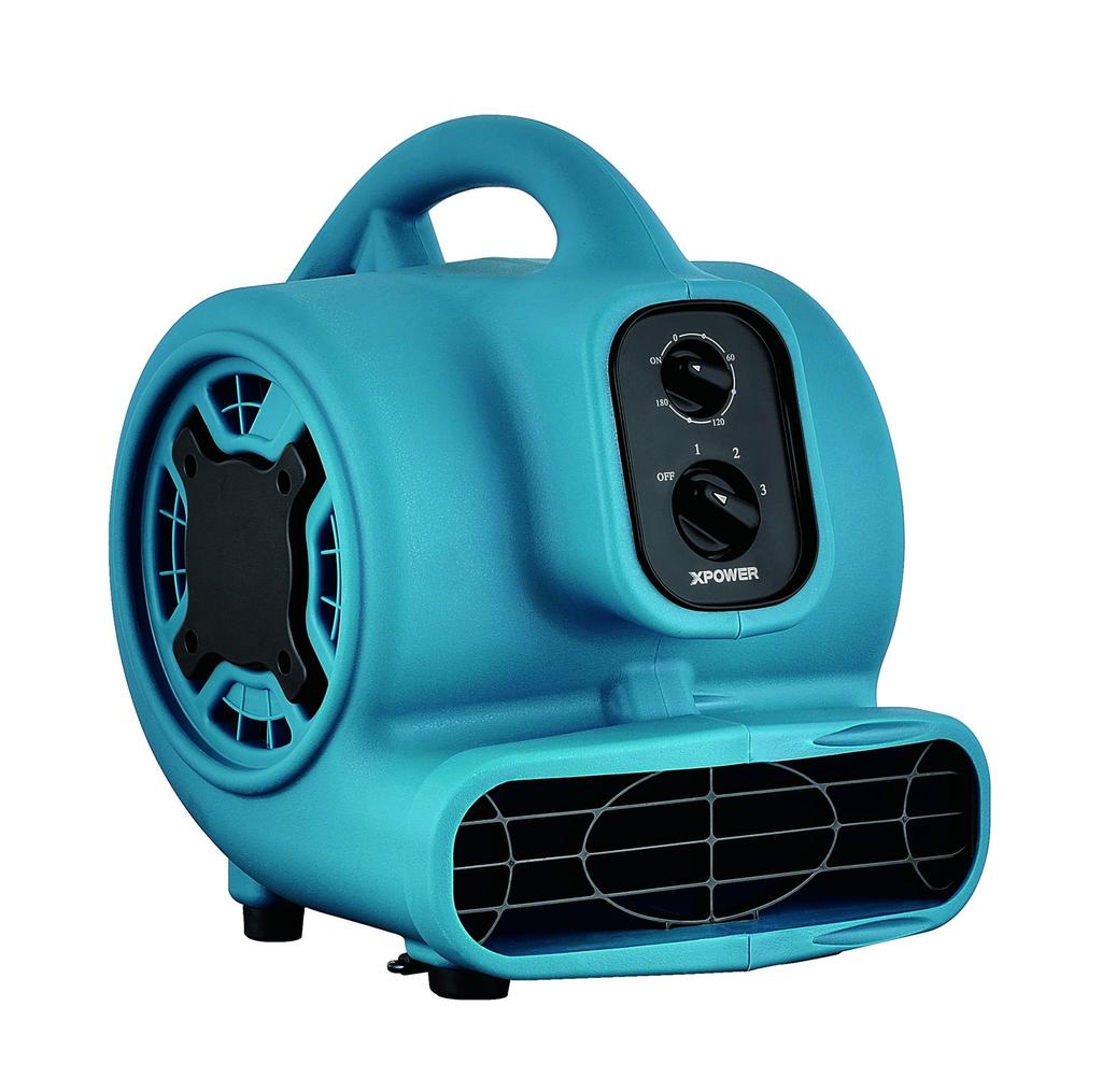 Fragrant breeze Floor Blower XPOWER Timer Air mover Blue Durable & Premium P-250T Grapefruit Scent Beads Air deodorization