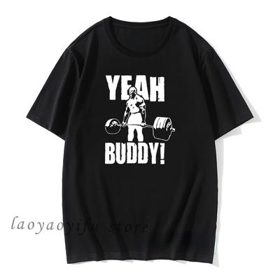 Мужская спортивная футболка Yeah Buddy Ронни Колеман Бодибилдинг Графические футболки Мужские Повседневные Модные Топы Ropa Hombre Лето XS-4XL