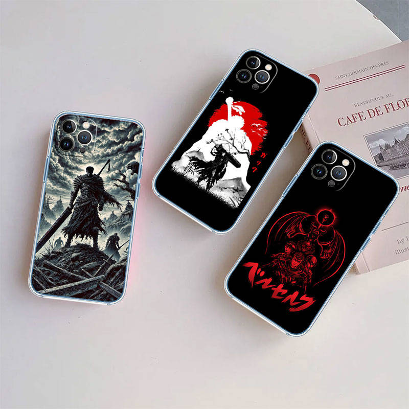 IR1 Berserk Guts Case for Motorola E22S E7 G6 G7 G8 G9 Plus Power Play G10 G20 G04 E30 E40 E22 E20 E13 E15 G22 G23 G05 G75 G35 G55