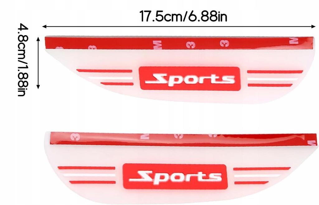 2x Universal Car Rearview Mirror Rain Cover