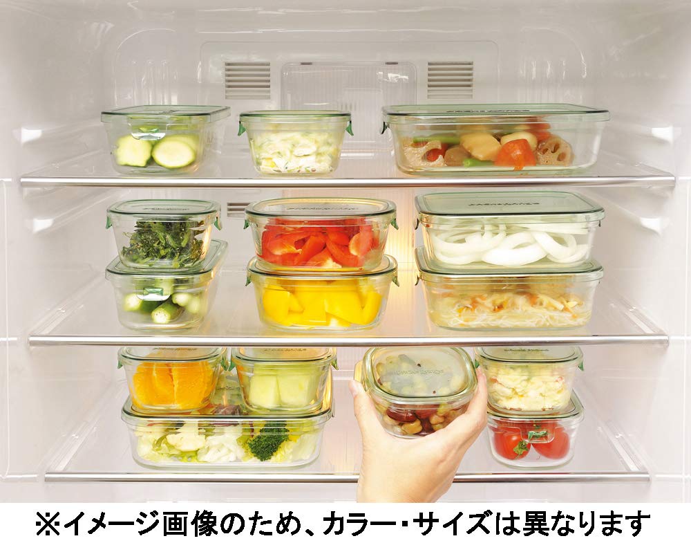 Iwaki Heat Resistant Glass Storage Container Blue 7 Piece Set Pack Microwave & PSC-NPR-B7
