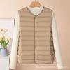 High-quality Down Cotton Vest Women's Autumn and Winter Warm Stand-up Collar Sleeveless Vest Fashion Outer Vest Jacket