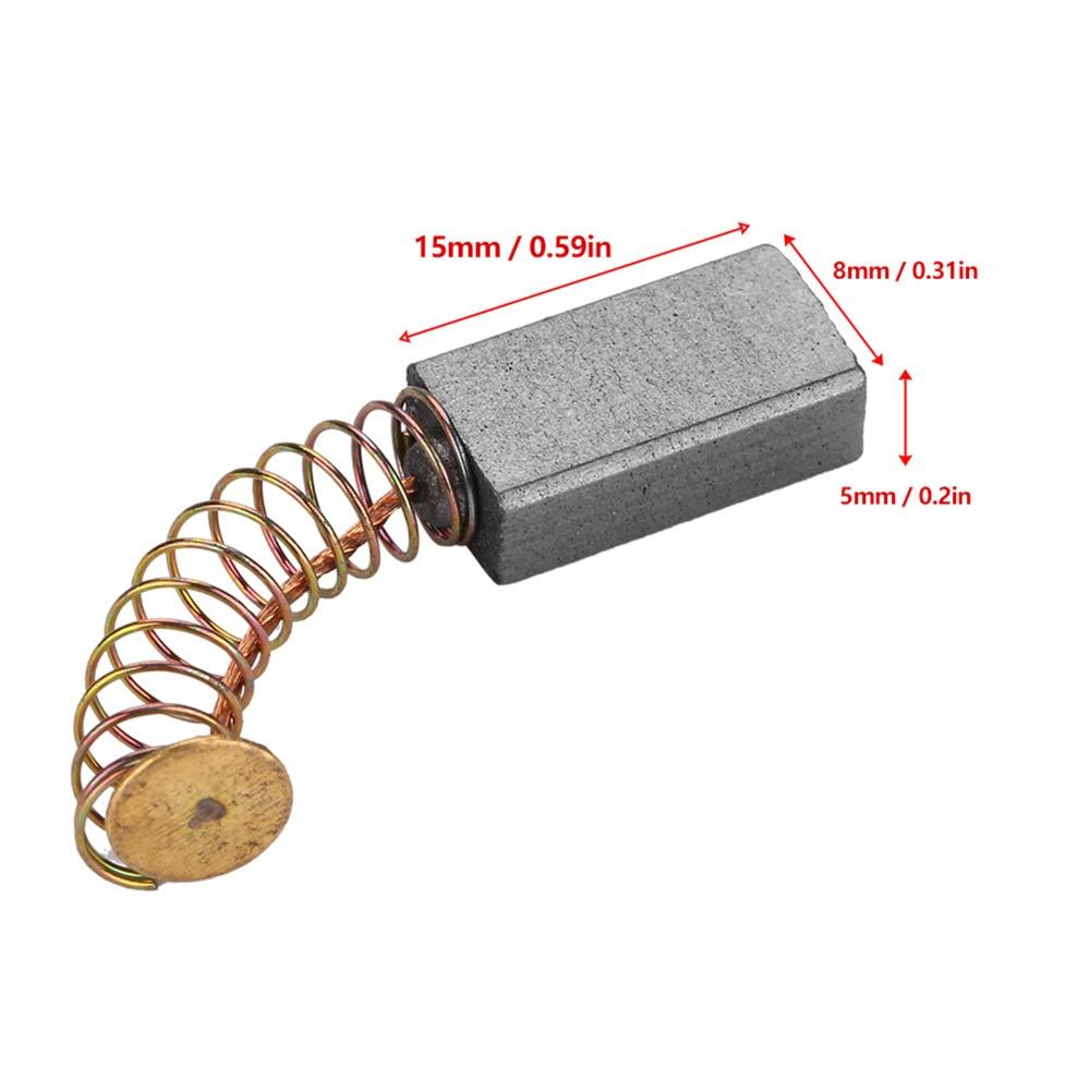 20pcs 125# Carbon Brush Replacement 5x8x15mm Generic Electric Motor Angle Grinder