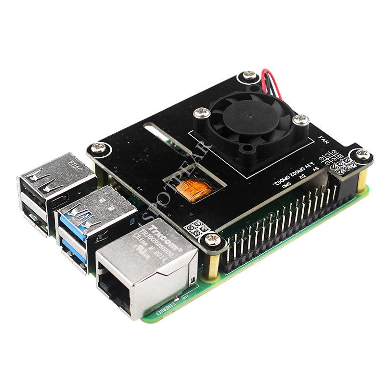 Raspberry Pi 4B/3B+ Gigabit Ethernet POE Expansion Module, IEEE802.3af Compatible