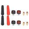 12Pcs Welding Cable Panel Connector Quick Fitting Plug Socket Set Kit for Power Supply