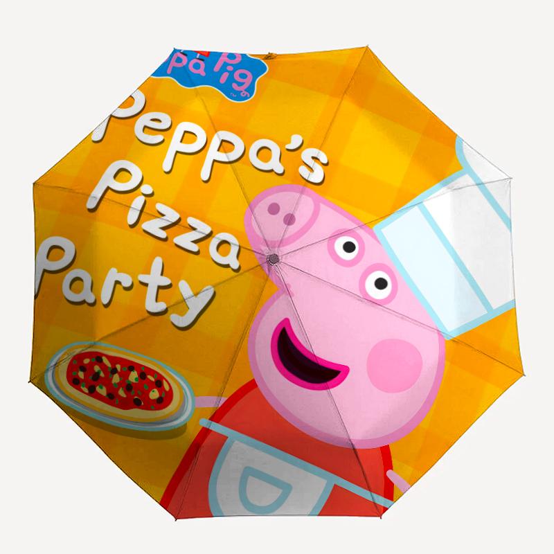 1pc Pink Pig (3) Umbrella, Sun Protection, And UV Shielding. It Has Eight Sturdy Ribs for Outdoor Use And Perfect Gift