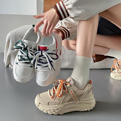 Женские кроссовки «папины кроссовки» весна новая студенческая инс трендовые универсальные туфли на платформе одинарные спортивные повседневные туфли