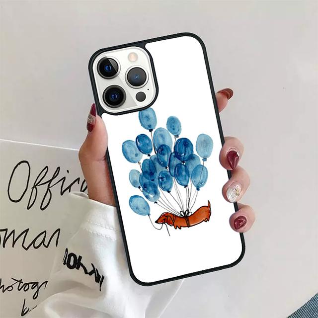 Такса Такса Искусство Чехол-Ракушка Для iPhone 17 Air 15 16 14 13 12 Pro Max 11 Pro Max Plus Чехол-Защита для Телефона