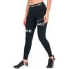 Nike Леггинсы с высокой талией и принтом логотипа Pro Slim Fit, женские леггинсы, черные DX0080-010