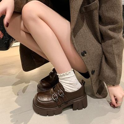 Мода 2025 Бренд Женская обувь Ремешок с пряжкой Женские туфли на высоком каблуке Модная металлическая отделка Офис и карьера Новый бестселлер Каблуки Женские