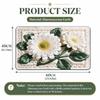 Non Slip Floral Pattern Rug Quick Dry Bedroom Floor Mat Vintage Bath DoorMat  Home Decor
