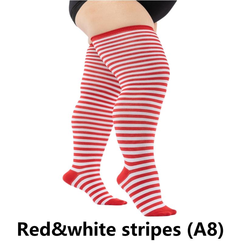 Эластичные гольфы больших размеров, большие носки до бедра, длинные носки XXXL, женские носки, гетры