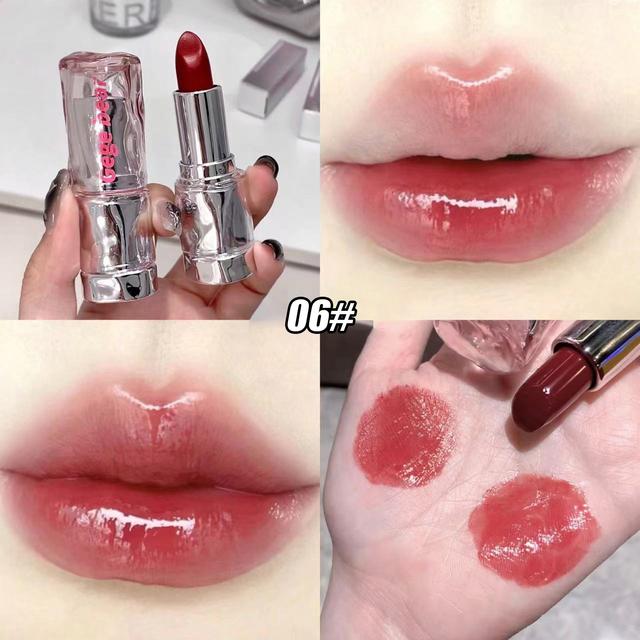 6-цветная легкая и полупрозрачная увлажняющая губная помада с зеркалом, увлажняющая чашка с антипригарным покрытием, стойкий цвет и нежный блеск для губ