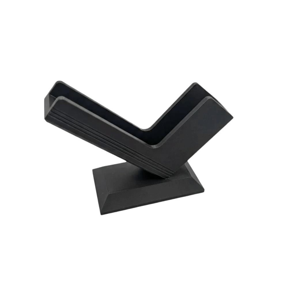 Solid Structure Business Card Holder Desktop Placement Card Display Rack Business