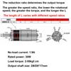 BL36-550 DC Geared Motor Brushed Planetary Gear 12v Miniature Speed Regulation Large Torque Small Motor Motor