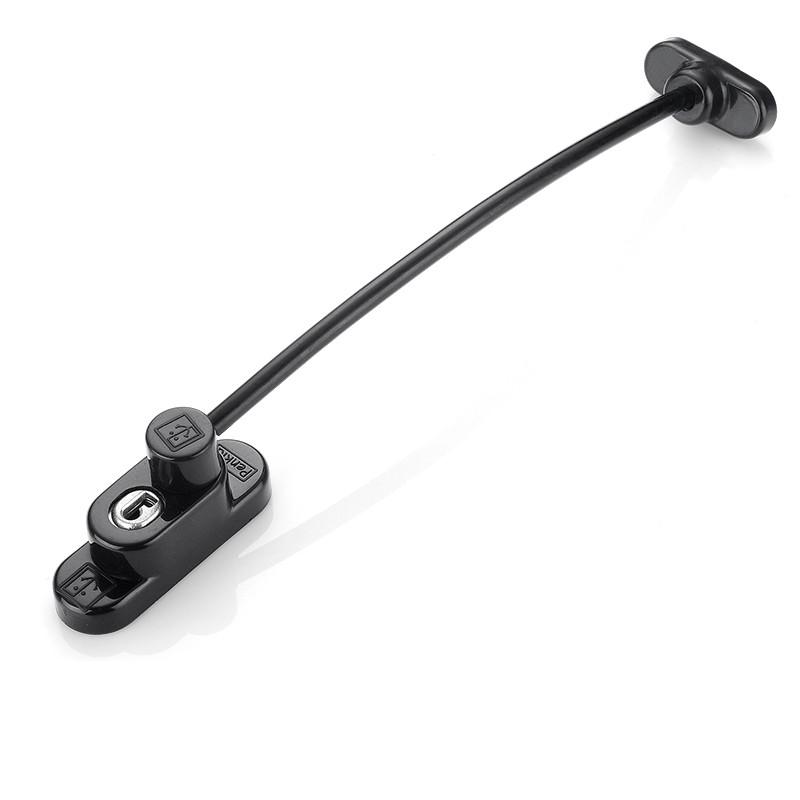 Кабельный замок для окон, ограничитель безопасности дверей, ограничитель безопасности окон и дверей в детской комнате с ключом