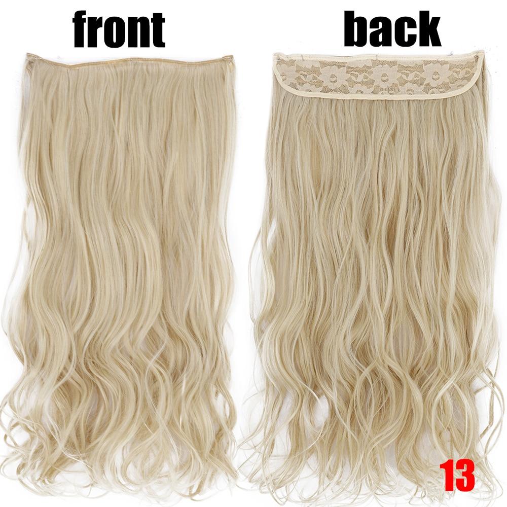 XINRAN 22-дюймовые модные женские волосы для наращивания, устойчивые к высоким температурам, синтетические волны, длинные волосы без клипс, невидимый парик для лески