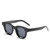 Korean Trendy Oval Tea Green Unisex Sunglasses