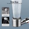 Shower Sprayer Handheld Filter Head Adjustable Water Flow Modes High Pressure Turbocharging Dual Fixed Handheld Shower Sprayer
