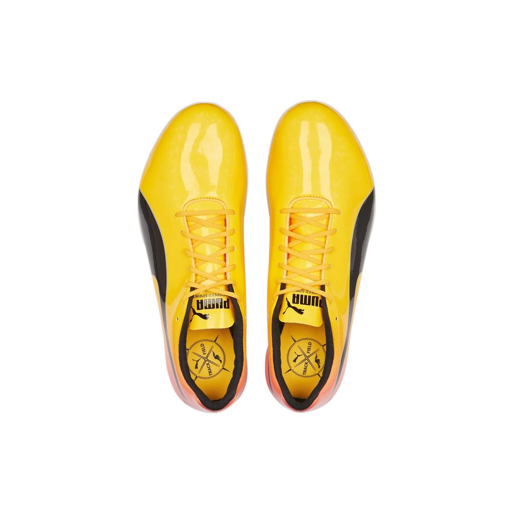 Puma Кроссовки мужские EvoSpeed Sprint 14 Sun Stream Sunset Glow желтые черные 377001-01