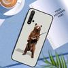 Cartoon Grizzly Bear For Huawei Nova 12i 8i 7i 3i 11 9 10 SE Y60 Y61 Y70 Y72 Y73 Y90 Y91 P20 P30 Pro P40 Lite Case