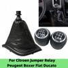 Gear Shift Knob Gaiter Boot Cover Case For Citroen Jumper Relay Peugeot Boxer Fiat Ducato