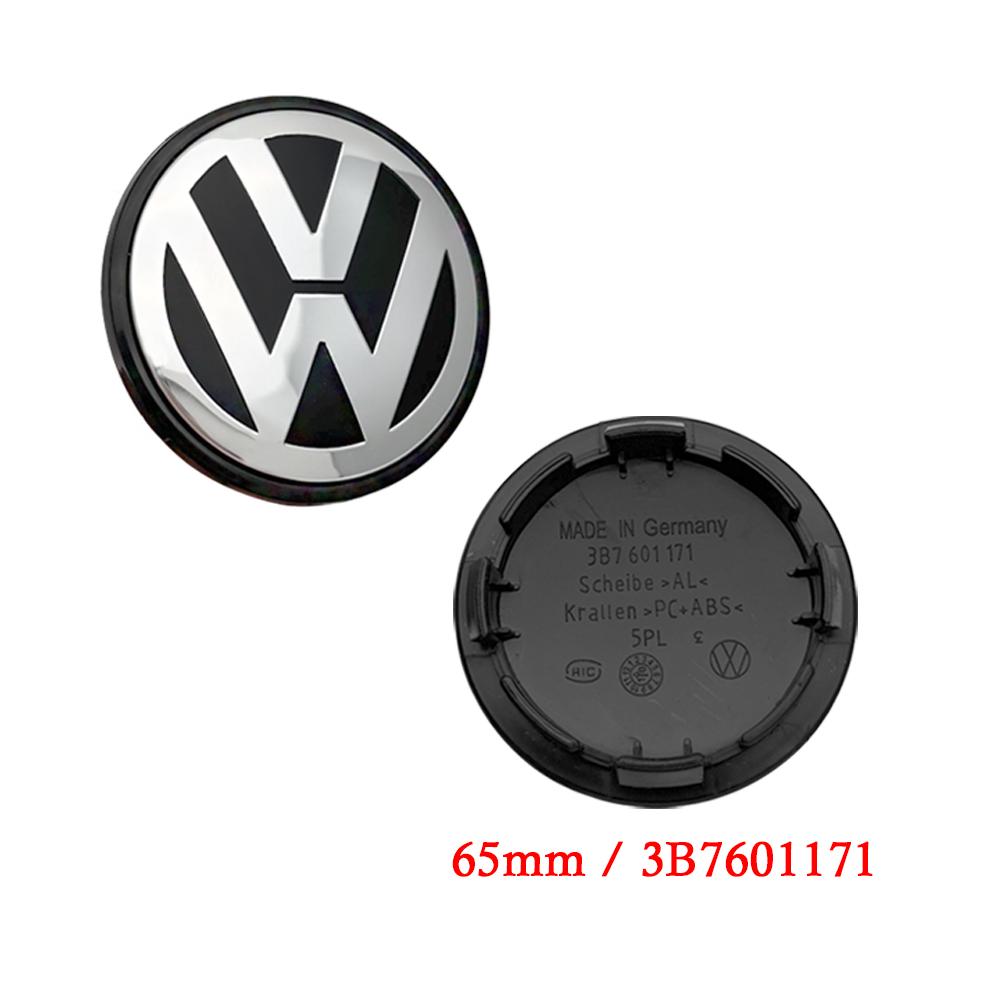 4Pcs 56/65/66mm Car Wheel Center Cover Hub Cap VW Accessories For Volkswagen R Golf Tiguan Jetta GTI Bora ID.3 Polo Passat Rline zp6
