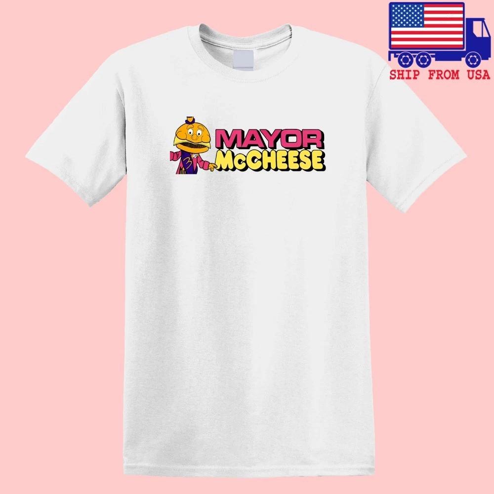 Mayor McCheese Men's White Size S-5XL