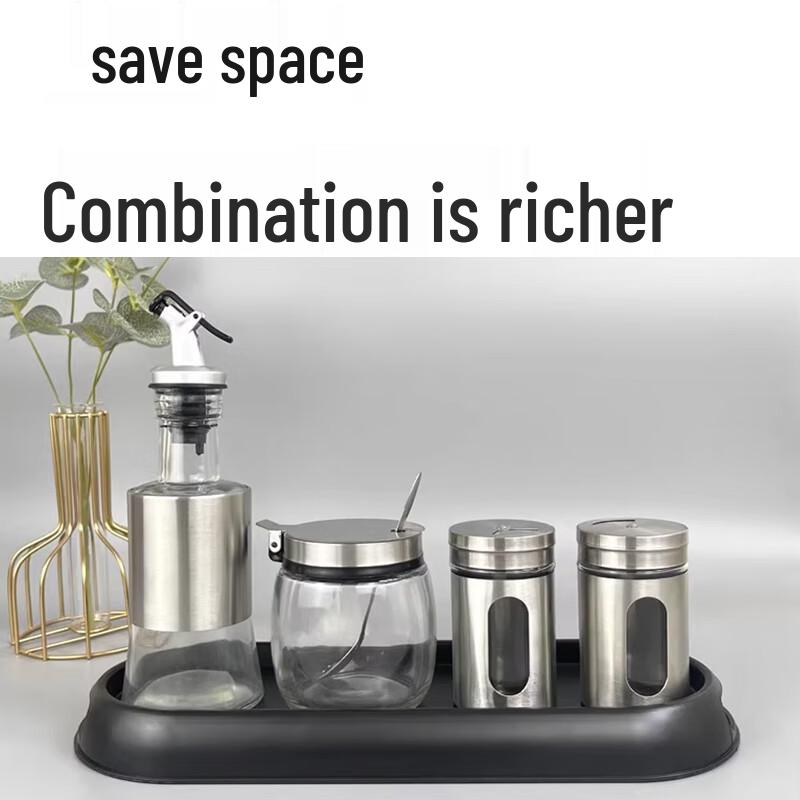 Yingbai Modern 10-Piece Commercial Tabletop Seasoning Organizer Set