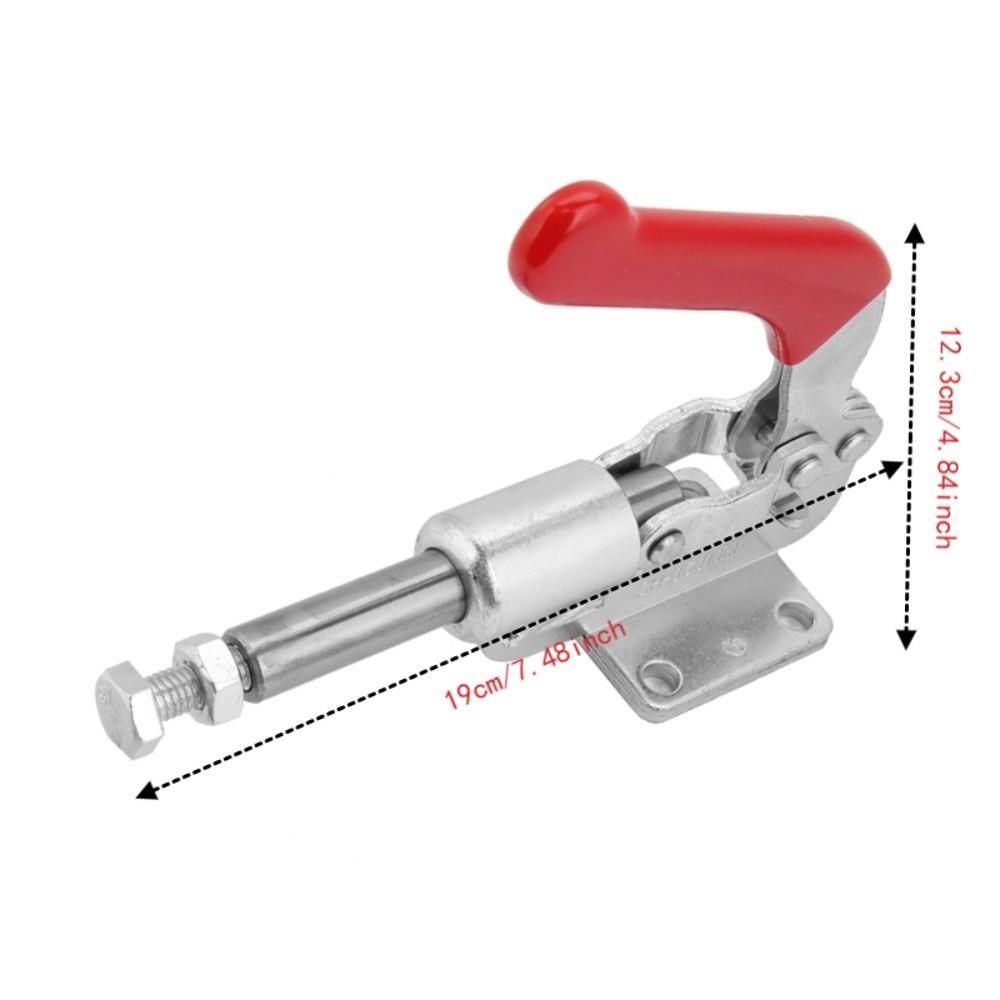 Iron Galvanized Push Pull Latch Clamp Quick Fixed Action Holding Latch Clamp  For Woodworking