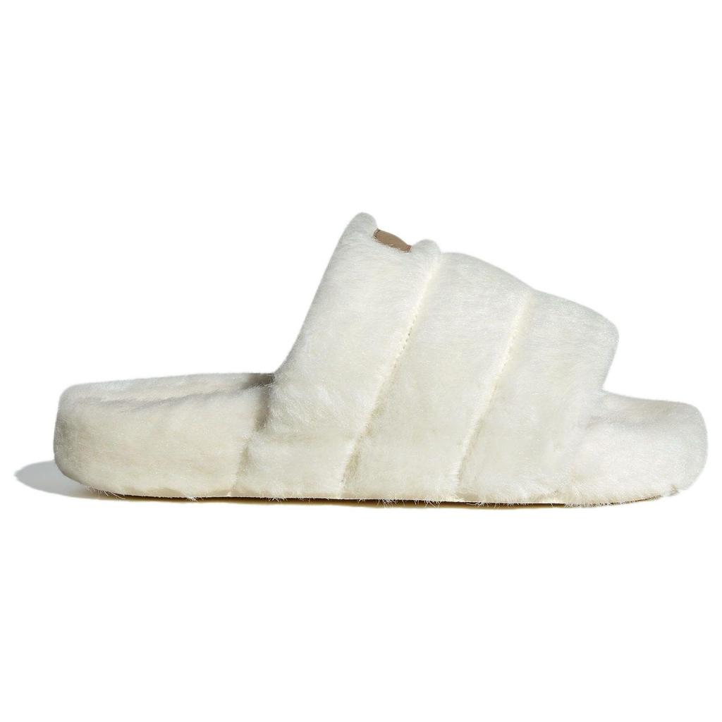 Adidas Originals Adilette Outdoor One-Piece Comfortable Versatile Casual Rubber Sole Massage Slide Sandals Women Sandals White IF3965