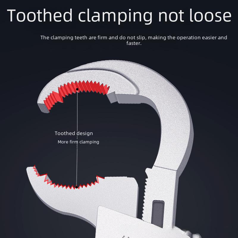 Регулируемый ключ для раковины и смесителя из алюминиевого сплава