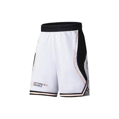 Баскетбольные шорты Professional Series Color Block Letter Print, мужские шорты, белые AAPS121-2