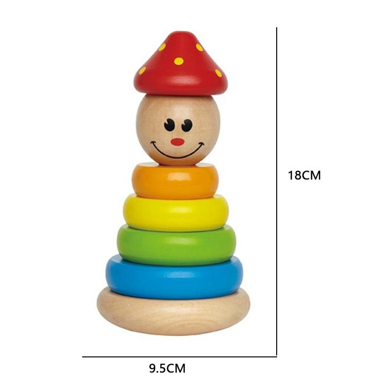 Деревянные пазлы Детские игрушки Монтессори Графический мультяшный красочный Раннее развитие Обучающая игрушка Пазл в форме животного