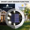 12 Pack Outdoor Waterproof Solar Lights, LED Underground Lights for Yard, Patio, Garden, Lawn, Balcony, Outdoor Pathway