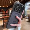 Matte Full Cover Phone Case IPhone 17 Pro Max 16 15 14 13 With Camera Button Protection Magnetic Snap-on Design
