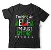 I'm Not An Elf T Shirt Unisex and Kids Funny Cute I'm Just Short Christmas Festive