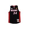 Mitchell & Ness NBA Authentic Jersey' Miami Heat - Ray Allen 2012-13- Men's AJY44943-MHE12RALBLCK