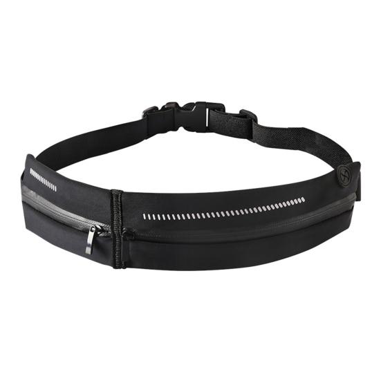 Спортивная поясная сумка с двойными карманами, большой вместимости, многофункциональная, водонепроницаемая, регулируемая сумка для хранения, портативный унисекс держатель для телефона, для бега