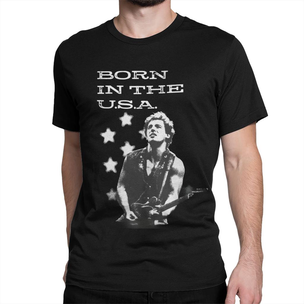 Брюс The E Street Band Спрингстин Thunder Road Футболки Мужские Женские Хлопок Смешная Футболка Футболка Одежда Идея для Подарка