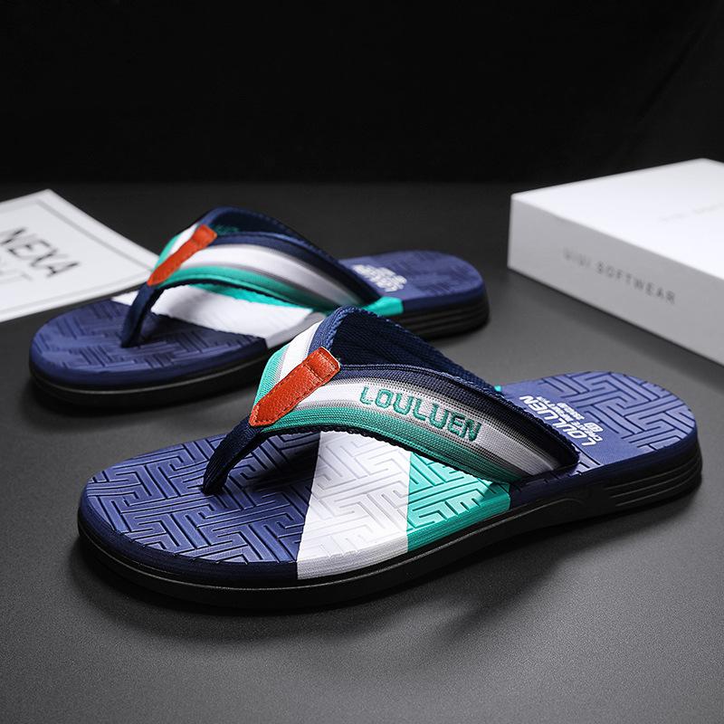 Вьетнамки Guangdong, мужская летняя одежда, нескользящие и дезодорирующие сандалии, спортивные, мягкая подошва, вьетнамские пляжные сандалии, большой размер
