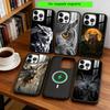 Милый и крутой чехол для телефона с совой для iPhone 17, 16, 15, 14, 13, 12, 11 Plus, Pro, магнитный, для беспроводной зарядки Magsafe