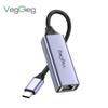 Veggieg Адаптер USB-C на RJ45 Ethernet 10/100/1000 Мбит/с из алюминиевого сплава USB C 3.0 в Ethernet Lan Адаптер-Конвертер