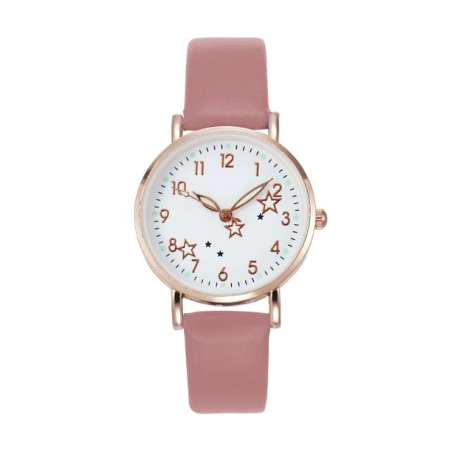New Watch Women Simple Classic Fashion Small Dial Women's Watches Leather Strap Quartz Clock Wrist Watches Gift