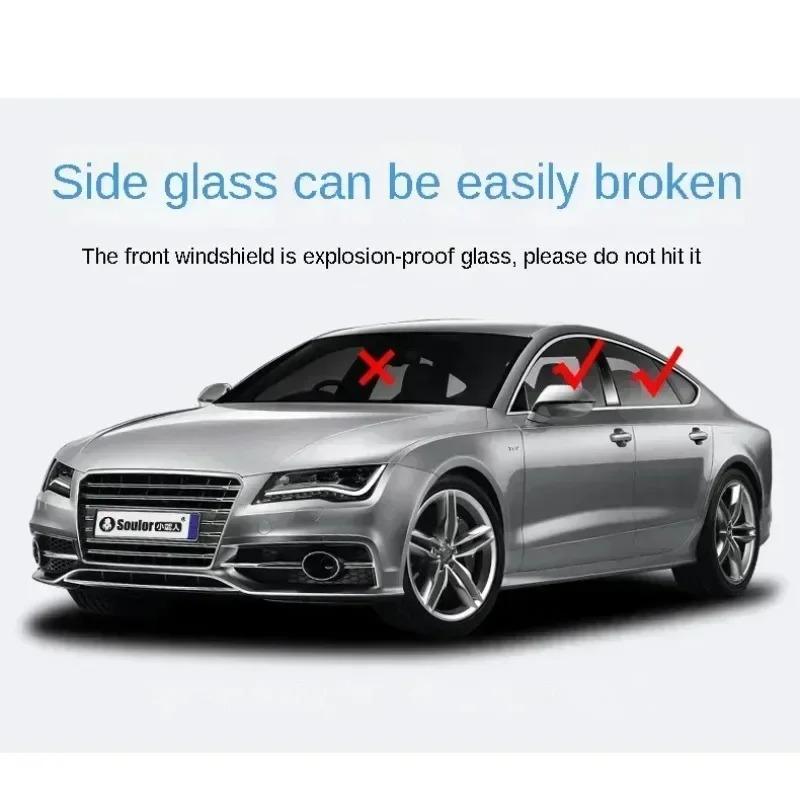 5 шт. Мини-молоток безопасности Автомобильный аварийно-спасательный набор Брелок Нож Резак для ремня безопасности Аварийный молоток для разбивания стекла перевозится